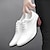 halpa Miesten Oxford-kengät-Miesten Oxford-kengät Derby-kengät Muodolliset kengät Juhlakengät Liiketoiminta Englantilainen Häät Juhlat Kiiltonahka Korkeutta lisäävä Nauhat Musta Valkoinen Kevät Syksy