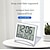 baratos Rádios e Relógios-despertador digital configuração de alarme 12/24h usado para exibição de temperatura e data de viagens de escritório e despertadores de quarto relógio de mesa relógio de viagem relógio eletrônico