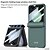 baratos Capa Samsung-telefone Capinha Para Samsung Galaxy Z Flip 7 Z Virar 6 Z Flip 5 Capa traseira e protetor de tela Magnética Ultra Fino PC