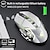 זול עכברים-חינם wolf x8 טעינה אלחוטית משחק עכבר אילם עכבר עם תאורה אחורית עכבר מכני עכבר אופטי ארגונומי למחשב נייד שולחן עבודה
