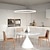 cheap Circle Design-LED Pendant Light 40/60/80cm 1-Light Ring Circle Design Dimmable Aluminum Painted Finishes Luxurious Modern Style Dining Room Bedroom Pendant Lamps 110-240V ONLY DIMMABLE WITH REMOTE CONTROL