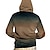 cheap Men&#039;s 3D Hoodies-Faith Mens Graphic Hoodie Full Zip Jacket Blue Orange Brown Green Gray Hooded Letter Prints Zipper Casual Daily Holiday 3D Fleece Designer Thin