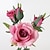 economico Fiori finti &amp; Vasi-1 mazzo di 5 teste di fiori di rosa di seta artificiale, bouquet di fiori finti a stelo lungo rosa decorazioni di nozze per feste a casa fai da te