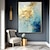 cheap Abstract Paintings-Oil Painting Hand Painted Vertical Abstract Landscape Comtemporary Modern Rolled Canvas (No Frame)