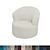 זול כיסוי כורסה וכיסוי כיסא נטול זרוע-כיסוי כיסא מסתובב מתיחה מזדמן כיסא כיסוי החלקה מבטא בסגנון מודרני כיסא כורסה עגולה כיסוי רהיטים מגן לעבות ספנדקס אקארד כיסוי החלקה ניתן לכביסה