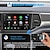olcso Tolatókamera-frissítés vezeték nélküli carplay/android auto 7 hüvelykes dupla din autós sztereó0 LCD érintőképernyős fm/am rádió bt 5.1 Type-c töltő telefon-link
