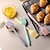 cheap Kitchen Utensils &amp; Gadgets-6pcs, Large and Small Silicone Spatulas, Oil Brush, and Long Macaron Spatula - Essential Baking Supplies for Cakes, Cheese, and More