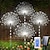 voordelige Pathway Lights &amp; Lanterns-4 stuks 10 W LED-lampen op zonne-energie Padverlichting en lantaarns Op Zonne-Energie Kerst Bruiloft Decoratie Warm wit Koel wit Meerkleurig 24 V 480 LED-kralen