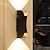 זול מנורות קיר חיצוניות1-led בחוץ מנורת קיר 6w 10w 20w 30w תאורה למעלה/למטה מקורה כפול ראש מעוקל עמיד למים ip65 מנורת קיר מודרנית מנורת חדר שינה אור לבן חם ac85-265v