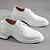 levne Pánské oxfordky-Pánské Oxfordské Derby Boty Bullock Shoes Společenské boty Obchodní Bristké Svatební Denní PU Pohodlné Šněrování Bílá Jaro Podzim