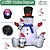 preiswerte Weihnachtsbeleuchtung-Schneemann Weihnachten Netzstecker 1 Stück