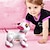 cheap Electronic Entertainment-JJRC Children&#039;s Remote Control Intelligent Voice Dialogue Stunt Machine Dog Electric Induction Programming Dance Toy Gift Girl