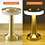 abordables Lámpara de mesa-Lámpara de escritorio recargable regulable con forma de mancuerna vintage, lámpara de escritorio de metal inalámbrica