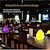 Недорогие Подсветки дорожки и фонарики-16-цветный полноцветный пульт дистанционного управления лампа в форме яйца динозавра на открытом воздухе светодиодная яйцеобразная настольная лампа для бара ресторан-бар настольная лампа пульт