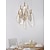 billiga Belysning för köksön-led taklampa kluster design metall 45/60cm ljuskronor minimalistisk stil led hängande armatur matsalsbord taklampa 110-240v