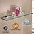 cheap Shower Caddy-Bathroom Shelf Adjustable Length Adorable Lovely Contemporary Modern Brass Tempered Glass Metal 1PC - Bathroom Wall Mounted