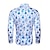 baratos camisas gráficas masculinas-camisas árvore casual camisa masculina ao ar livre rua outono&amp;amp; abertura de cama de inverno manga longa branco azul dourado s m l