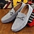 Χαμηλού Κόστους Ανδρικά Φορετά &amp; Μοκασίνια-ανδρικά loafers οδήγηση &amp; slip-ons σουέτ παπούτσια μοκασίνια comfort loafers plus size περπάτημα casual καθημερινό σουέτ άνετο loafer μαύρο κόκκινο μπλε ανοιξιάτικο φθινόπωρο