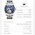 cheap Mechanical Watches-OLEVS 6689 Men&#039;s Automatic Watch Skeleton Multifunctional Starry Sky Stainless Steel Leather Watchband Luxury Dress WristWatch
