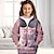 cheap Girl&#039;s 3D Outerwear-Girls&#039; 3D Cat Hoodie Coat Outerwear Long Sleeve 3D Print Fall Winter Active Fashion Cute Polyester Kids 3-12 Years Outdoor Casual Daily Regular Fit