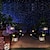 voordelige Pathway Lights &amp; Lanterns-4 stuks 3 W LED-lampen op zonne-energie Padverlichting en lantaarns Op Zonne-Energie Kerst Bruiloft Decoratie Warm wit Koel wit Meerkleurig 5.5 V 200*4 LED-kralen