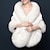 cheap Faux Fur Wraps-Faux Fur Wraps Shawls Women&#039;s Wrap Pure Elegant Sleeveless Terylene Wedding Wraps With Feathers / Fur For Wedding Fall &amp; Winter
