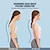 billiga Hängslen och stöd-ryggstödshållningskorrigerare för kvinnor: axeluträtare justerbart ryggstöd i övre och nedre delen av ryggen smärtlindring - skolios puckelpuckel bröstryggradskorrigerare rosa stor