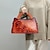 Χαμηλού Κόστους Τσάντακι &amp; Totes-γυναικεία τσάντα χιαστί τσάντα ώμου τσάντα θόλο ζωγραφισμένη στο χέρι δερμάτινο σκάλισμα με γνήσιο δέρμα εξωτερικού χώρου καθημερινό φερμουάρ διακοπών λουλούδι ανάγλυφο μεγάλης χωρητικότητας αδιάβροχο