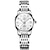 cheap Mechanical Watches-OLEVS 6673 Fashion Business Silver Stainless Steel Women Mechanical Watches Top Brand Luxury Waterproof Automatic Watch