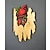 billiga träväggskyltar-1 st djursnideri hantverk vägghängande skulptur, trä tvättbjörn björn rådjur handmålad dekoration, för hemmet vardagsrum