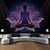 cheap Blacklight Tapestries-Blacklight Tapestry UV Reactive Glow in the Dark Glow Party Neon Bohemian Meditation Psychedelic Buddha Chakra Trippy Misty Hanging Tapestry Wall Art Mural for Living Room Bedroom