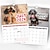 abordables Cadeaux-Calendrier de teckels effrontés 2024, calendrier mural de chiens amusants pour la maison et le bureau, cadeau de noël