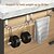 billiga Set med badrumstillbehör-1st handduksställ i rostfritt stål för badrum och kök svängd dörrförvaring med hängande hylla-hemorganisator och tillbehör