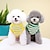 cheap Dog Clothes-Random 2pcs Y Pet Clothing Dog clothing Autumn and Winter Teddy Cat Winter pet clothing 23 Lamb wool striped sweater