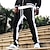 ieftine Pantaloni Sport-Bărbați Pantaloni Sport Joggeri Buzunar Cordon Talie elastică Bloc Culoare Confort Respirabil În aer liber Zilnic Ieșire Amestec Bumbac Modă Hip-Hop Alb Galben