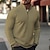 ieftine pulover pentru bărbați-Bărbați Îmbrăcăminte tricotată Striat Tricotat Regulat Tricotat Quarter Zip Simplu Guler de stand Contemporan modern Muncă Purtare Zilnică Îmbrăcăminte Iarnă Negru Alb S M L