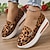 cheap Women&#039;s Slip-Ons &amp; Loafers-Women&#039;s Sneakers Slip-Ons Plus Size Platform Sneakers Slip-on Sneakers Outdoor Daily Leopard Summer Platform Flat Heel Round Toe Casual Comfort Minimalism Suede Loafer Leopard Red