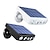 preiswerte Haushaltsgeräte-1/2er-Pack 4000 W drehbare LED-Solarwandleuchte für den Außenbereich, wasserdicht, drehbar, 270 Weitwinkel-PIR-Bewegungssensor für den menschlichen Körper, mit Halterung, geeignet für