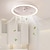 ieftine Lumini Reglabile-ventilator de tavan cu lumina reglabil 50cm 6 viteze vant ventilator de tavan modern pentru dormitor, living app &amp; telecomanda 110-240v