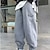 preiswerte Unterteile-kinderkleidung Jungen Hose Hose Tasche Feste Farbe Buchstabe warm halten Hose Schulanfang Modisch Cool Schwarz Grau Mittlere Taille