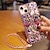 preiswerte Handyhülle für iPhone-Handyhülle Luxus Bling Diamant Handyhülle für iPhone 15 14 Pro Max transparente Strass-Gir&#039;s Rose Hüllen für iPhone 15 14 13 Pro Max