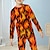 voordelige 3D-pyjama voor jongens-Jongens 3D brand Pyjamaset Lange mouw 3D-afdrukken Herfst Winter Actief Stoer Dagelijks Polyester Kinderen 3-12 jaar Strakke ronde hals Huis Causaal Voor Binnen Normale pasvorm