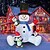 preiswerte Weihnachtsbeleuchtung-Schneemann Weihnachten Netzstecker 1 Stück
