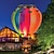 preiswerte Dekorative Lichter-Solar-Heißluftballon-Laterne, Weihnachts-Außendekoration, bunte Landschaft für Feiertage, Party, wetterfest