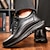 baratos Sapatos Oxford para Homem-Homens Sapatos casuais masculinos Sapatos de inverno Sapatos Confortáveis Forro de Lã Esportivo Diário Pêlo Sintético Quente Confortável Com Cadarço Preto Inverno