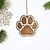 billige Julepynt-1 stk, festligt hundepote juletræsvedhæng - tilføj et strejf af julehygge til din boligindretning