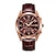 cheap Quartz Watches-POSHI Men Quartz Watch Fashion Casual Wristwatch Luminous Calendar Waterproof Decoration Leather Watch