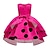 olcso lány 3D-s ruhák-Girls &#039; 3D Mértani Party ruha Rózsaszín Ujjatlan 3D nyomtatás Nyár Tavasz Ősz Parti Különleges alkalom Születésnap Elegáns Hercegnő gyönyörű Gyerekek 3-12 év Party ruha Swing ruha A vonalú ruha Térd