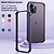 זול נרתיקים לאייפון-טלפון מגן עבור אייפון 15 פרו מקס פלוס iPhone 14 13 12 Pro Max Plus מסגרת באמפר אולטרה דק עמיד בזעזועים צבע אחיד סגסוגת אלומיניום