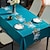 abordables Manteles-Mantel impermeable de PVC, mantel rectangular a prueba de aceite, cubierta de mesa para fiesta, cena familiar, restaurante